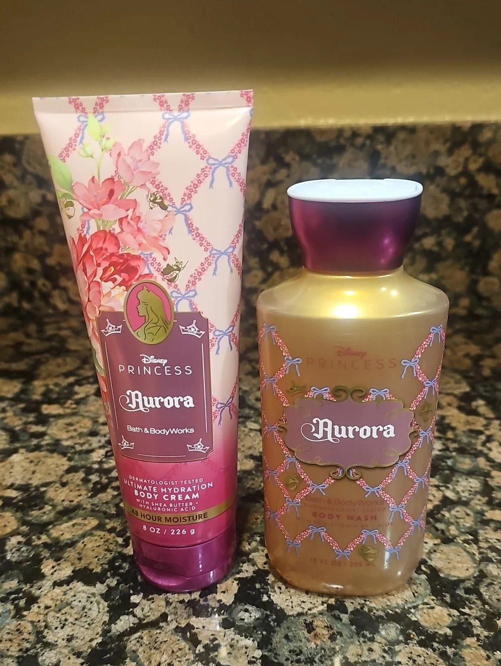 Bath & Body Works Disney Princess Aurora Hydrating Body Cream & Wash